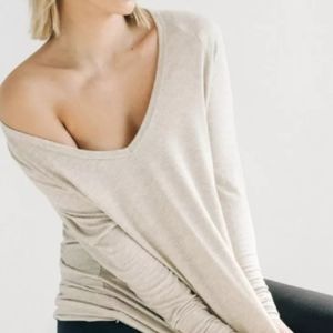 Joah Brown log sleeve top (ribbed)